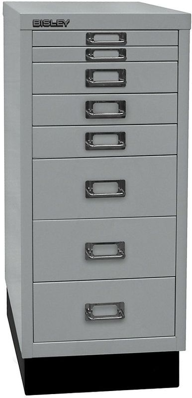 Bisley Schubladenschrank Multidrawers 29er Serie A4 8 Schübe silber