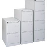 BISLEY LIGHT Hängeregistraturschrank schwarz 2 Schubladen 41,3 x 62,2 x 71,1 cm
