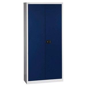 Bisley Flügeltürenschrank Universal Stahl 5 Ordnerhöhen 4 Fachböden l.
