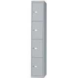 OFFICE lockersysteem, diepte 457 mm, 4 vakken BISLEY