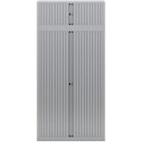 Bisley Basic Roldeurkast 4 Legborden 198 x 120 x 43 cm Zwart