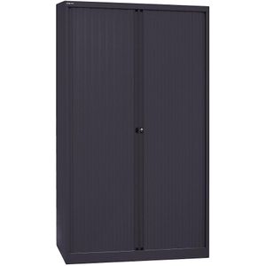 Bisley Basic Roldeurkast 4 Legborden 198 x 120 x 43 cm Zwart