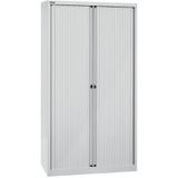 Bisley Basic Roldeurkast 4 Legborden 198 x 120 x 43 cm Zilvergrijs