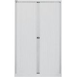 Bisley Basic Roldeurkast 4 Legborden 198 x 120 x 43 cm Zilvergrijs