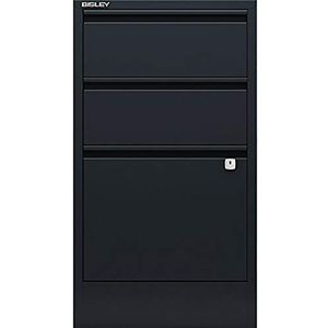 BISLEY Home Hängeregistraturschrank anthrazit 3 Schubladen 41,3 x 40,0 x 67,2 cm