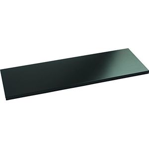 Bisley plank met lantaarnophanging voor EuroTambour, B 1200 mm, metaal, 333 zwart, 39 x 113 x 3 cm