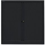 Bisley Basic Roldeurkast 2 Legborden 103 x 100 x 43 cm Zwart