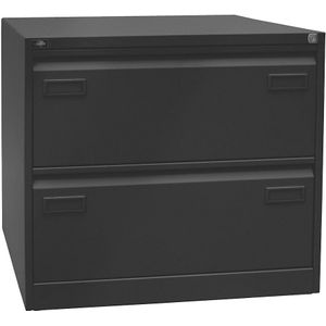 Bisley Hängeregistraturschrank Light 2 Schübe 2-bahnig schwarz