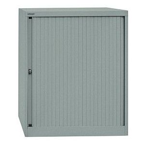 Bisley Rollladenschrank Euro Stahl 2 Fachböden Höhe 1029mm silber/silb