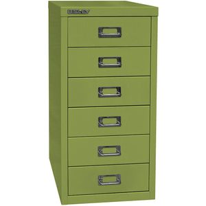 BISLEY MultiDrawer™ 29 serie, A4, 6 laden, groen