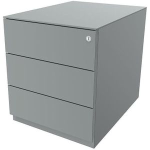 BISLEY Verrijdbaar ladeblok Note™, met 3 universele laden, h x b x d = 502 x 420 x 565 mm, met greeplijst en top, oranje