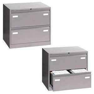 Bisley Light Hängeregistraturschrank Light 2 Schübe 2-bahnig silber