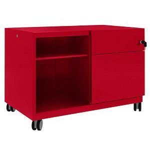 BISLEY Note™ Caddy Rollcontainer kardinalrot 2 Auszüge 80,0 x 49,0 x 56,3 cm