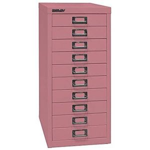 BISLEY MultiDrawer™ 29 serie, A4, 10 laden, roze