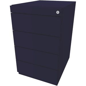 BISLEY Note™ staande ladeblok, met 4 universele laden, diepte 565 mm, oxfordblauw