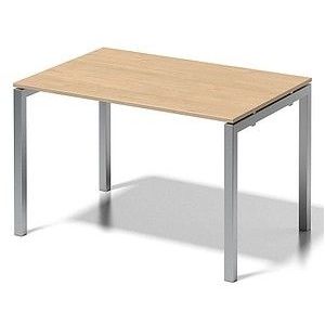 Bisley Schreibtisch Cito BxTxH 120x80x74cm ahorn Gestell silber