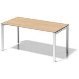 Bisley Schreibtisch Cito BxTxH 1600x80x65-85cm ahorn Gestell verkehrsw