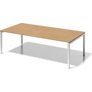 Bureautafel CITO, U-onderstel, h x b x d = 740 x 2400 x 1200 mm BISLEY