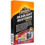 Armor All - Headlight Restorer Wipes Kit - 2 Doekjes - UV-Werende Coating
