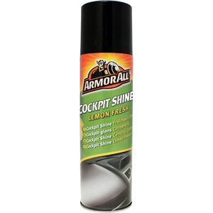 Armor All - Cockpit Shine - Cockpitspray - 500 ml - Effectief voor Kunststof en Rubber