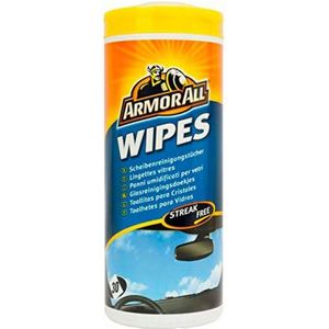 Armor All - Bio Glasreiniging Doekjes - Biologisch Afbreekbaar - 100% Plastic Vrij