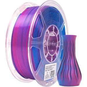 DiverseGoods Zijde Magie PLA Filament 1.75mm - Tweekleurig Paars Blauw - Maatnauwkeurigheid +/-0.05mm - 1KG Spoel (2.2 LBS) - 3D Printing Filament voor 3D Printers