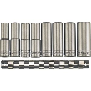 TengTools M1208-6 - Doppenset - 1/2 - 8-Delig - Lange Doppen van 13 tot 24 mm