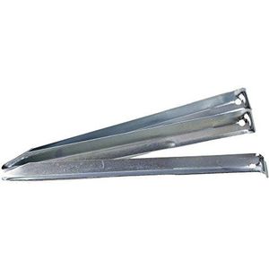 Regatta Steel V Pegs tentharingen, 5 stuks, van metaal, uniseks, volwassenen