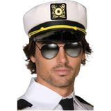 Smiffy's Kapitein verkleed pet - voor volwassenen - one size - maritiem thema