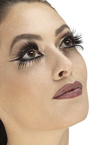 Smiffys - Fever - Wimperset - Zwart - Nylon - Inclusief Lijm