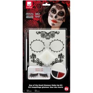Día de los Muertos schminkset met accessoires