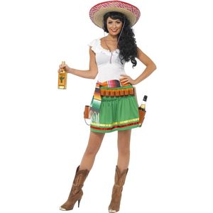 Tequila shooter dame kostuum