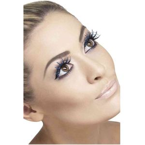 Kostuumaccessoires - Halloween Nepwimpers - Blauw - Glitterdesign