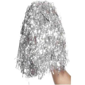Dressing Up & Costumes - Party Accessories - Pom Poms Metallic Silver