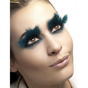 Grüne Glitzer-Wimpern (Lametta) – Metallisch Glänzend Für Karneval, Partys & Kostüme