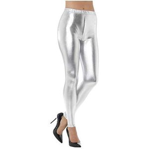 80s Metallic Disco Leggings (L)