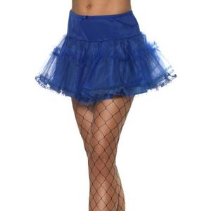 Blauwe petticoat voor dames