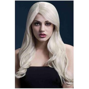 Luxe dames pruik - blond lang haar - verkleed pruiken - Verkleedpruiken