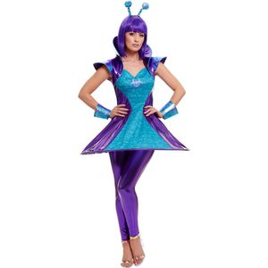 Smiffys - Alien Lady Kostuum - S - Multicolours