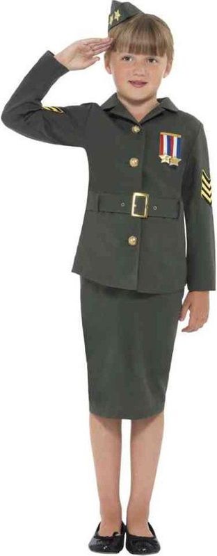 Army girl soldaten kostuum voor meisjes