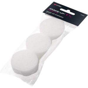 Smiffys - Essentials Make-up Sponsje - Wit
