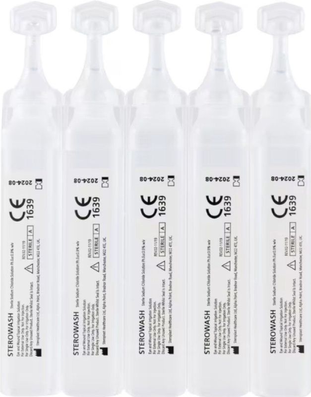 Sterowash ampullen 25 stuks - 25 x 20 ml - Oogspoeling - Eenmalig gebruik