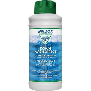 Nikwax DOWN WASH DIRECT, technische reiniger voor donskleding, donsjacks, geïsoleerde kleding, slaapzakken, beddengoed - Reinigt effectief, verbetert de waterafstotendheid en behoudt de isolatie - 100