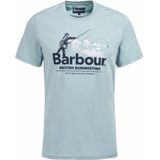 T-Shirt Barbour Men Cast Tee Blue Chalk