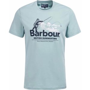 T-Shirt Barbour Men Cast Tee Blue Chalk