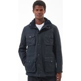 Barbour - Jack - Donkerblauw - Katoen - Halflange Snit