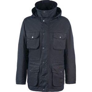 Barbour - Jack - Donkerblauw - Katoen - Halflange Snit