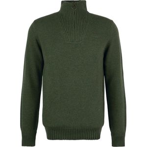 Barbour - Trui - Groen - Wol - Opstaande Kraag