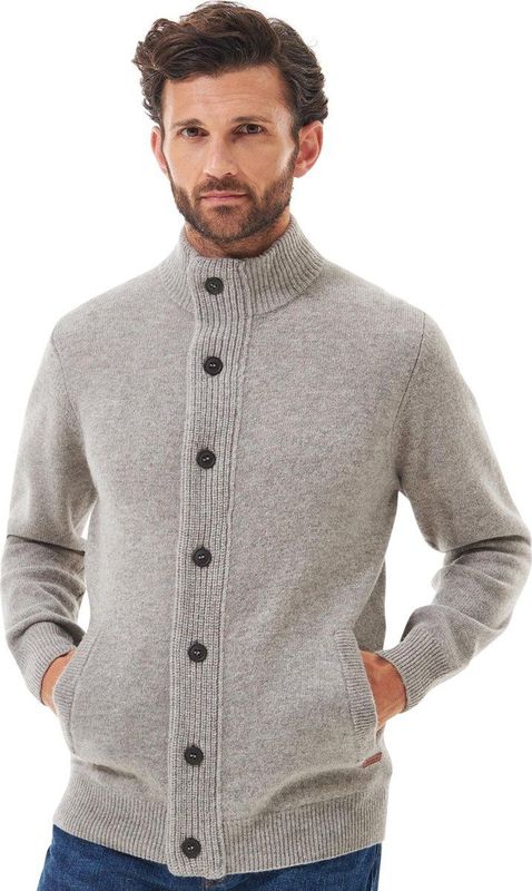 Barbour - Vest - Grijs - 100% Lamswol