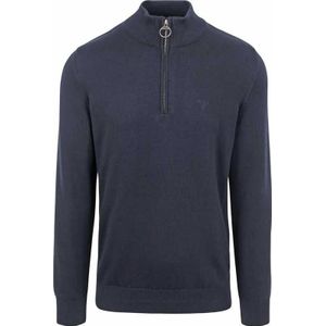 Barbour Trui Half Zip Ecru